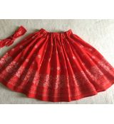 Dámska sukňa super točiaca, červená