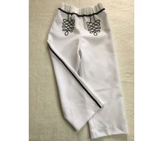 Chlapčenské krojové nohavice z gabardénu 126-158