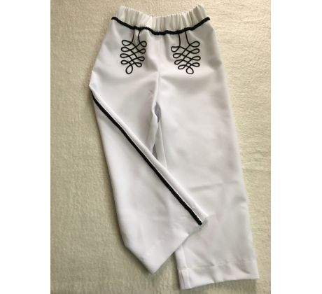Chlapčenské krojové nohavice z gabardénu 126-158