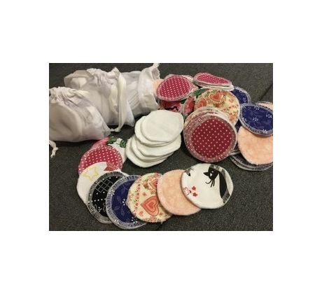 Bavlnené odličovacie tampóny Zero waste, sada 10ks