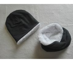 Set, zateplená čiapka a nákrčník