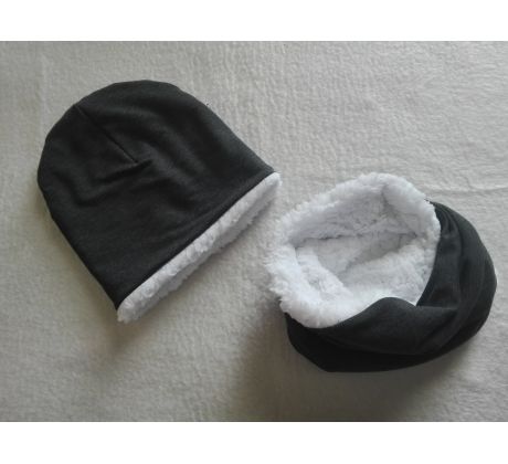 Set, zateplená čiapka a nákrčník