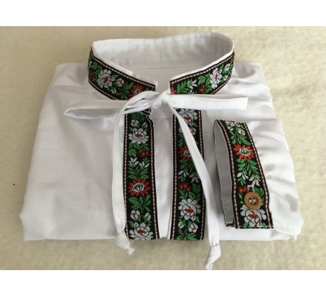 Chlapčenská folklórna košeľa, bavlnená