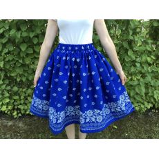 Dámska sukňa super točiaca, modrá