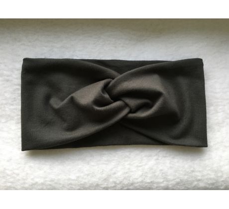 Čelenka s prekrížením khaki, 48cm