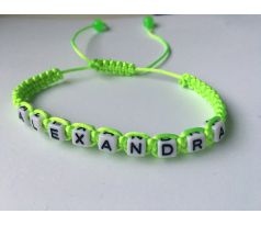 Shamballa náramok s menom