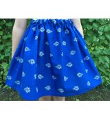Modrá folk suknička, 5-8 rokov