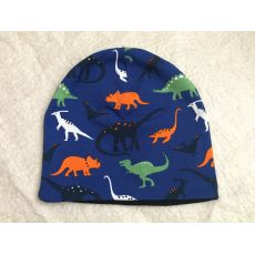 Dvojvrstvová čiapka dinosaury 48-50cm