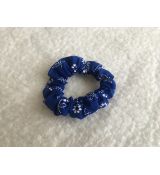 Scrunchies gumička modrá folk, mini